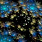 Serene winter landscape with snow-covered trees and pond