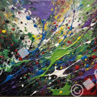 Grayscale Mural of Woman's Face with Vintage Clock