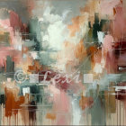 Close-Up of Expressive Eyes with Abstract Background