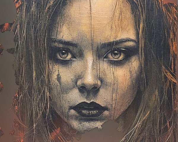 Portrait of a Young Woman with Expressive Eyes