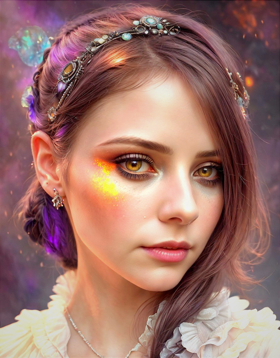 Portrait of a Young Woman with Jeweled Headband