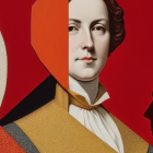 Portrait of a Young Woman with Elegant Attire