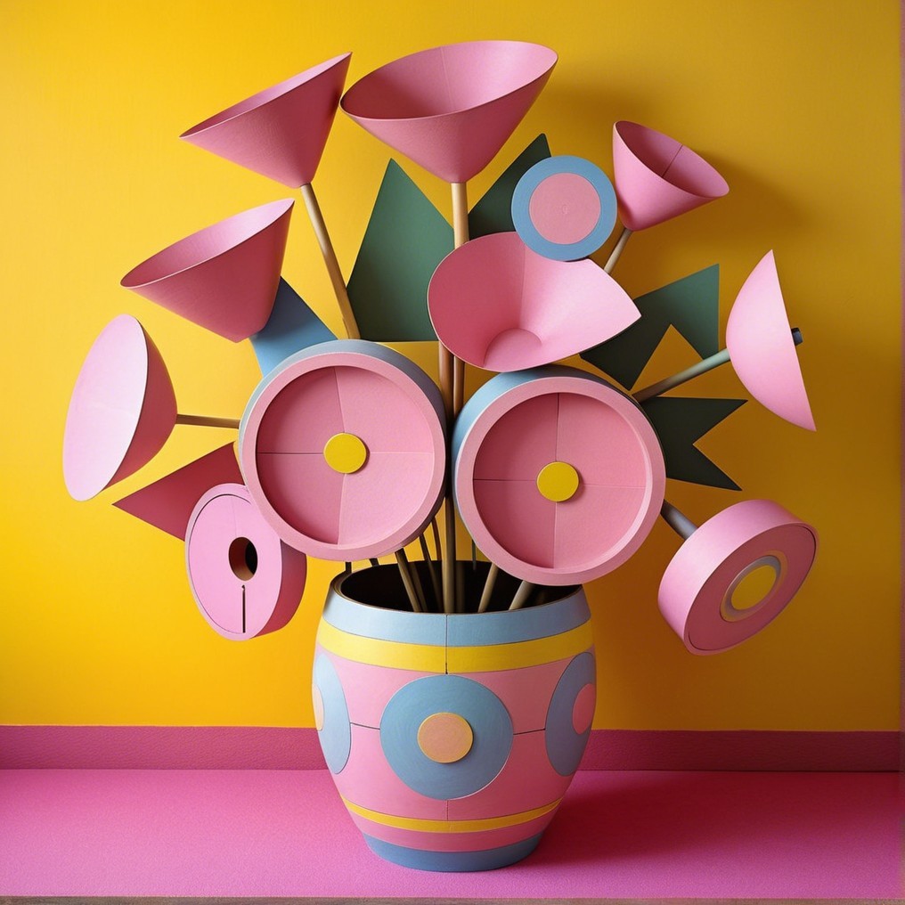 Oversized Paper Flower Bouquet in Bright Colors