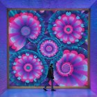 Colorful Arrangement of Juicy Strawberries Displayed