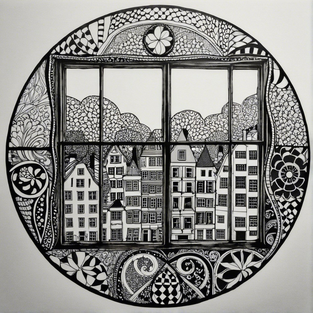 Whimsical Circular Design of Charming House Views