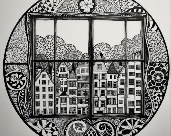 Whimsical Circular Design of Charming House Views