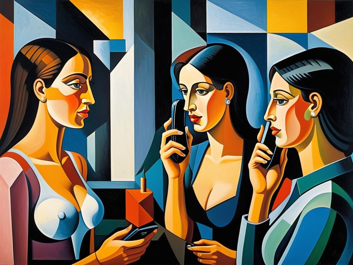 Stylized Women in Conversation with Bold Colors