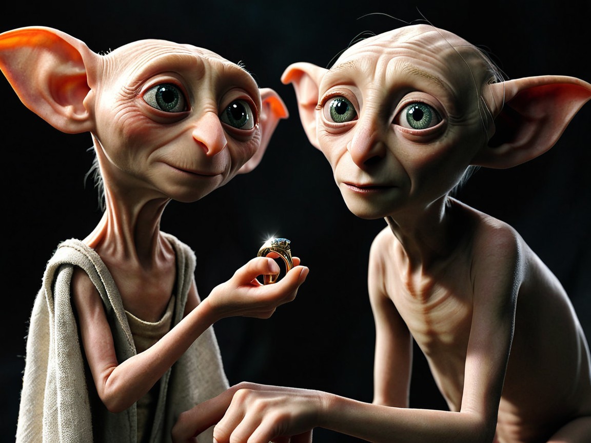 Humanoid Characters with Large Ears and Expressive Eyes