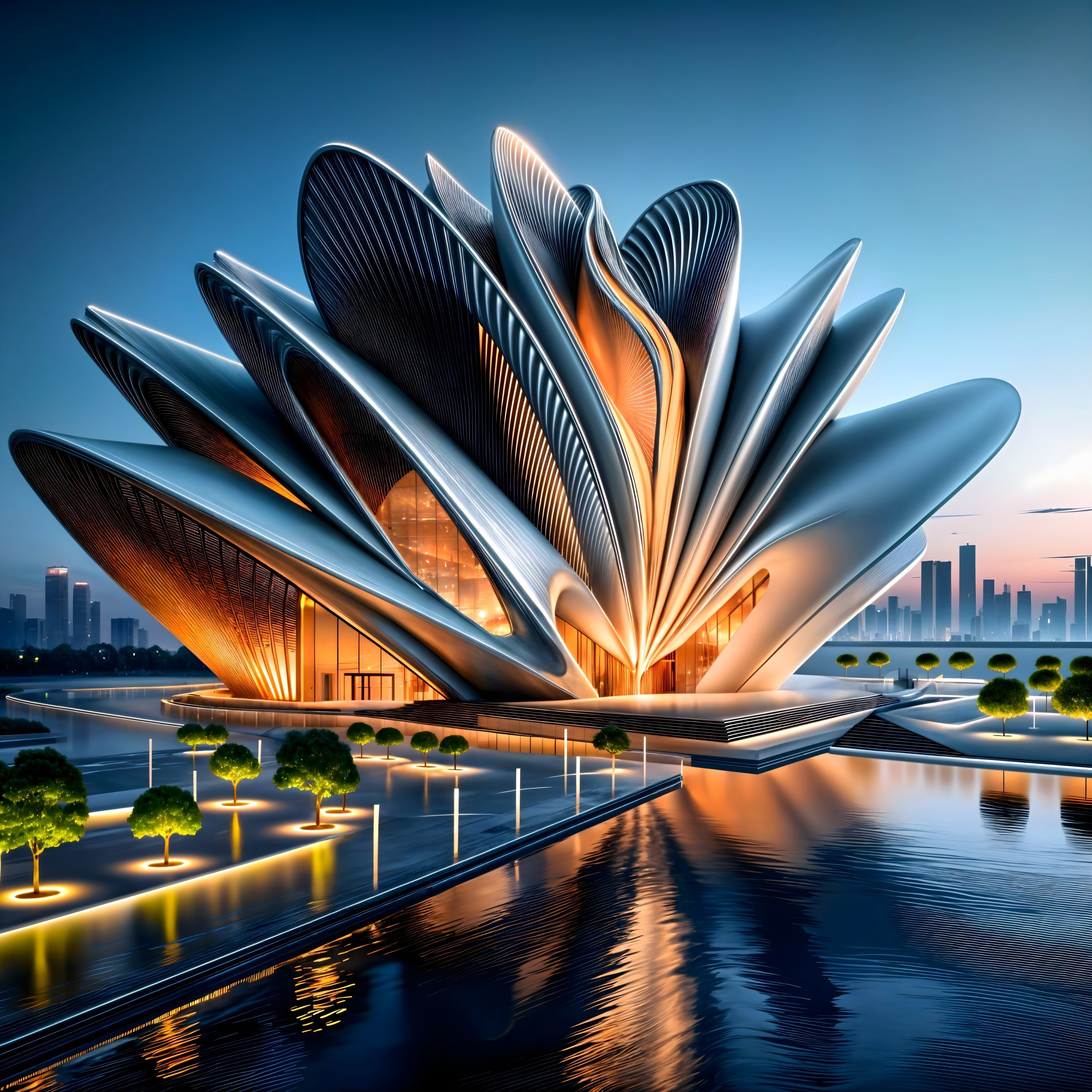 Architectural Design of a Flower-Inspired Structure
