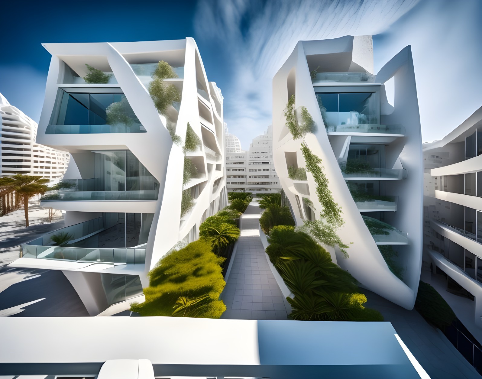 Modern Architectural Buildings with Curvilinear Designs