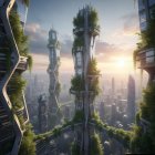 Modern Building with Organic Design and Vibrant Colors