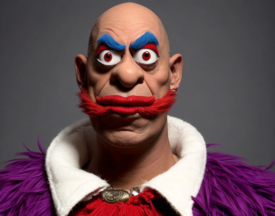 Balding the Count from Sesame Street