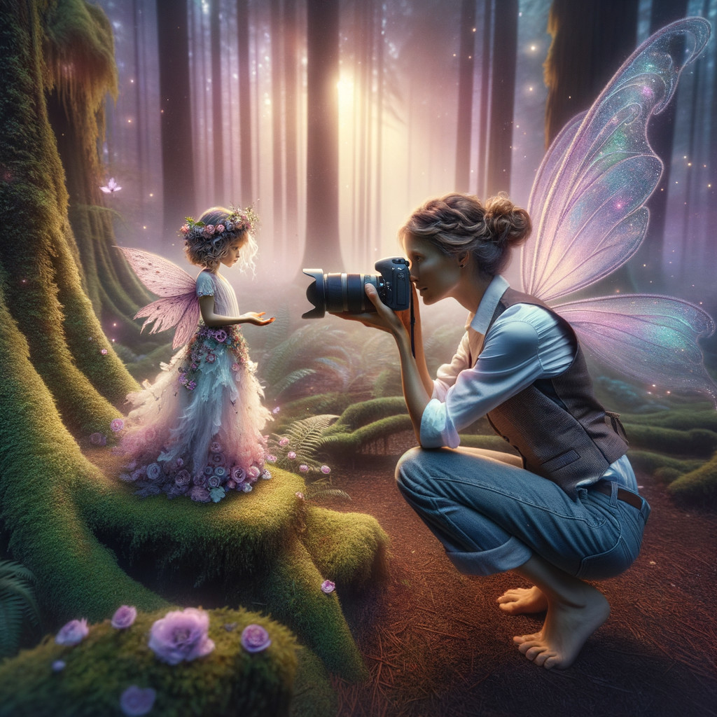 Whimsical Fairy Photography in an Enchanted Forest