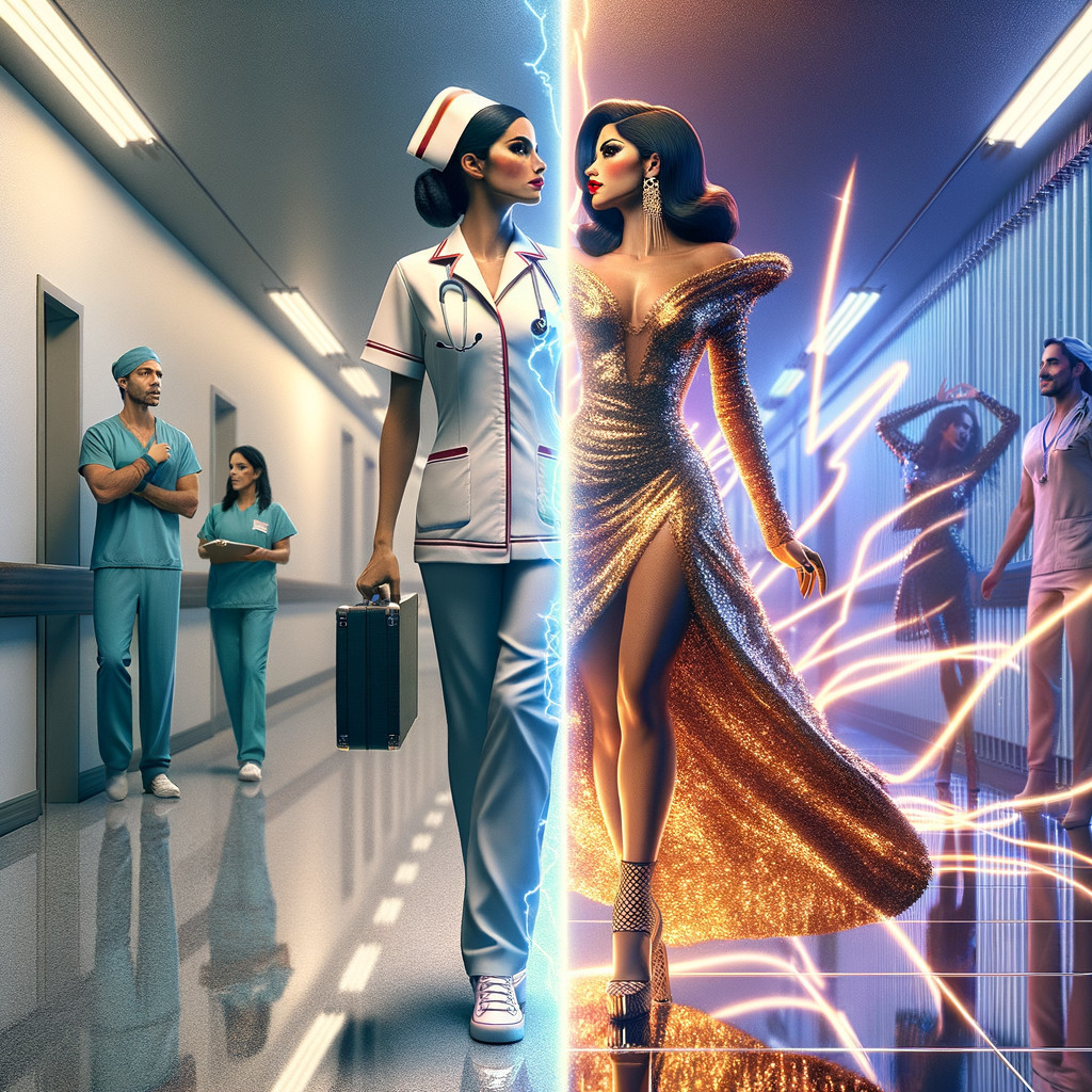 Transformation Between Care and Glamour in Two Worlds