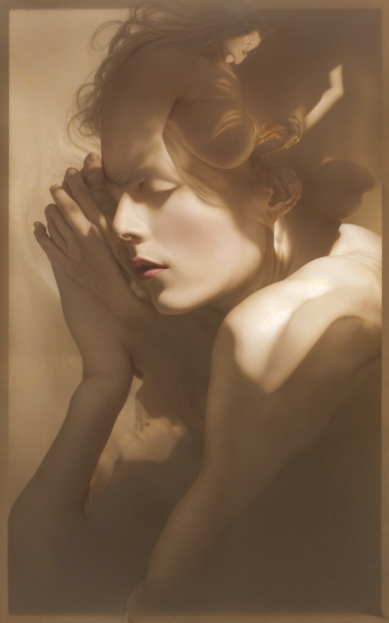 Surreal Dreamlike Composition with Ethereal Light