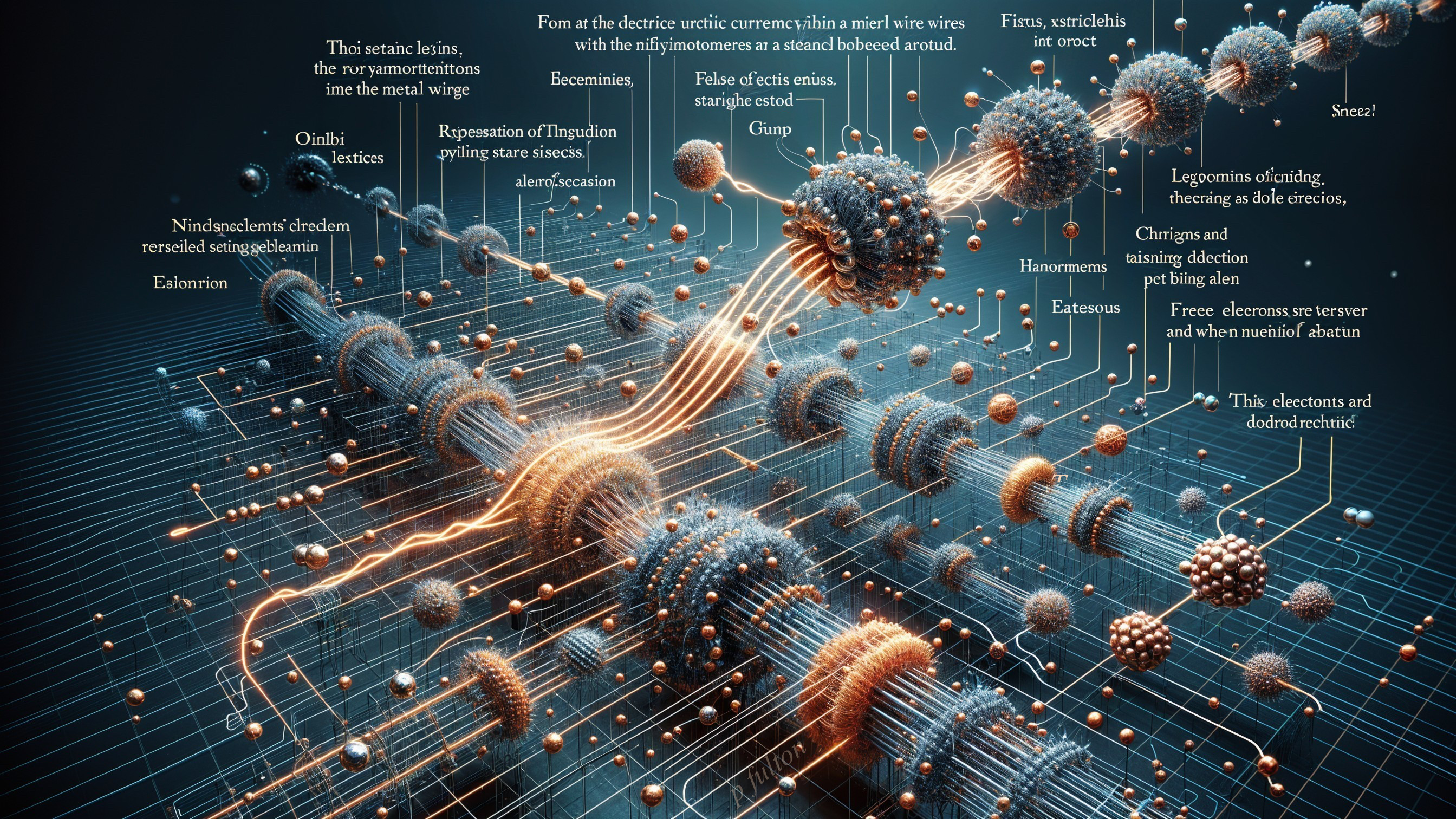 Abstract Representation of Electron Pathways and Molecules