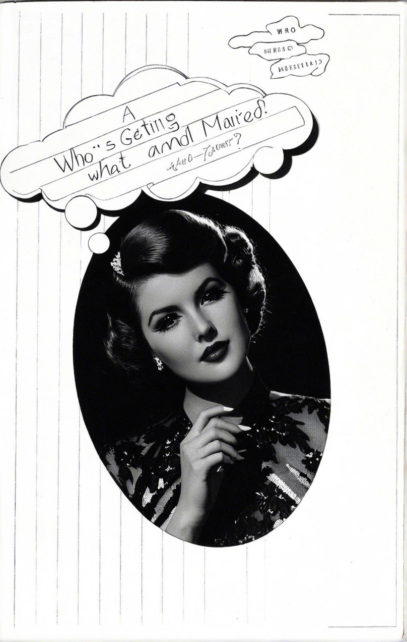 Vintage Black-and-White Portrait of Glamorous Woman