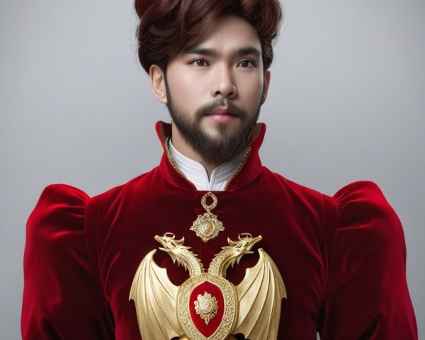 Portrait of an East Asian Male in Historical Attire