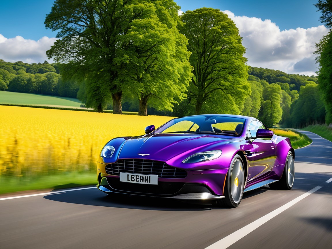 Vibrant Drive Through Nature's Beauty