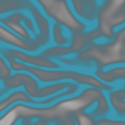 Surreal Artwork of a Worm in Abstract Blue Background
