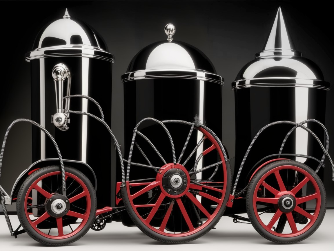 Elegant Teal Ceramic Vases with Gold Leaf Detailing