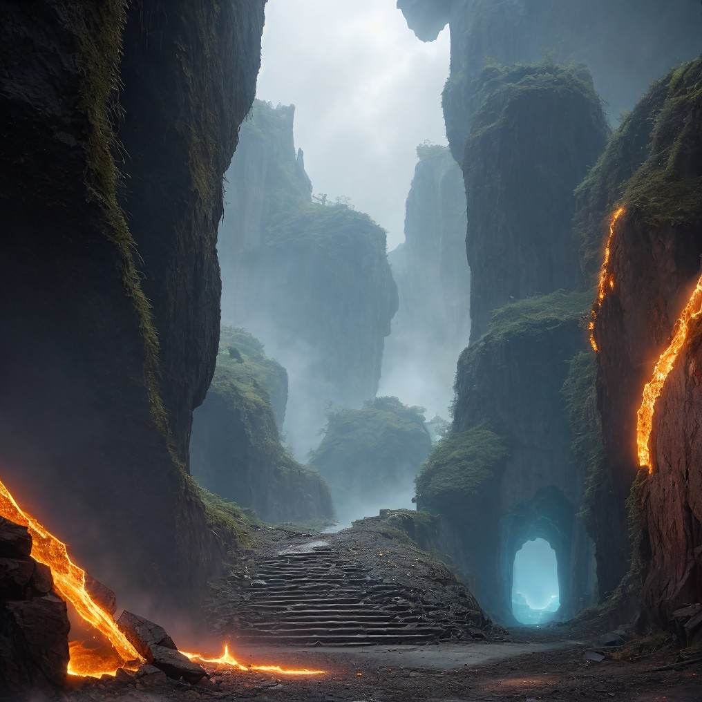 Enchanted Canyon: Portal of Light