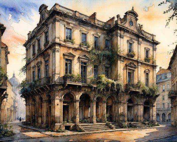 Charming Aged Building with Classic Architecture