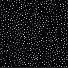 Black Background with Random White Seed-Like Shapes