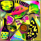 Abstract Digital Painting of a Greek Statue in Profile