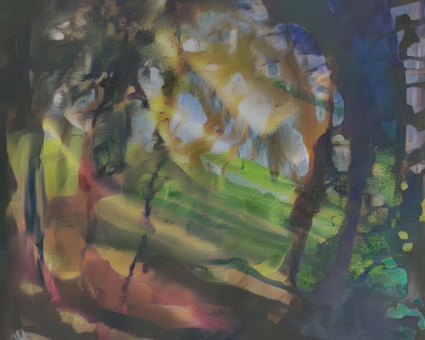 Abstract Composition with Vibrant Color Swirls