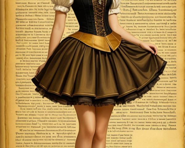 Steampunk-Inspired Outfit with Vintage Aesthetic