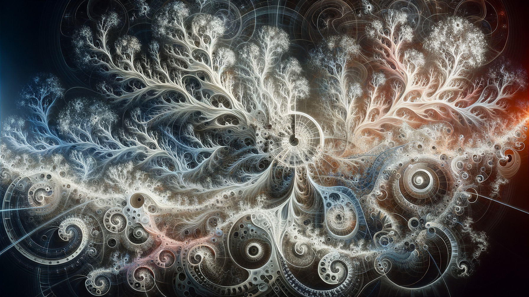 Fractal Landscape with Intricate Patterns and Colors