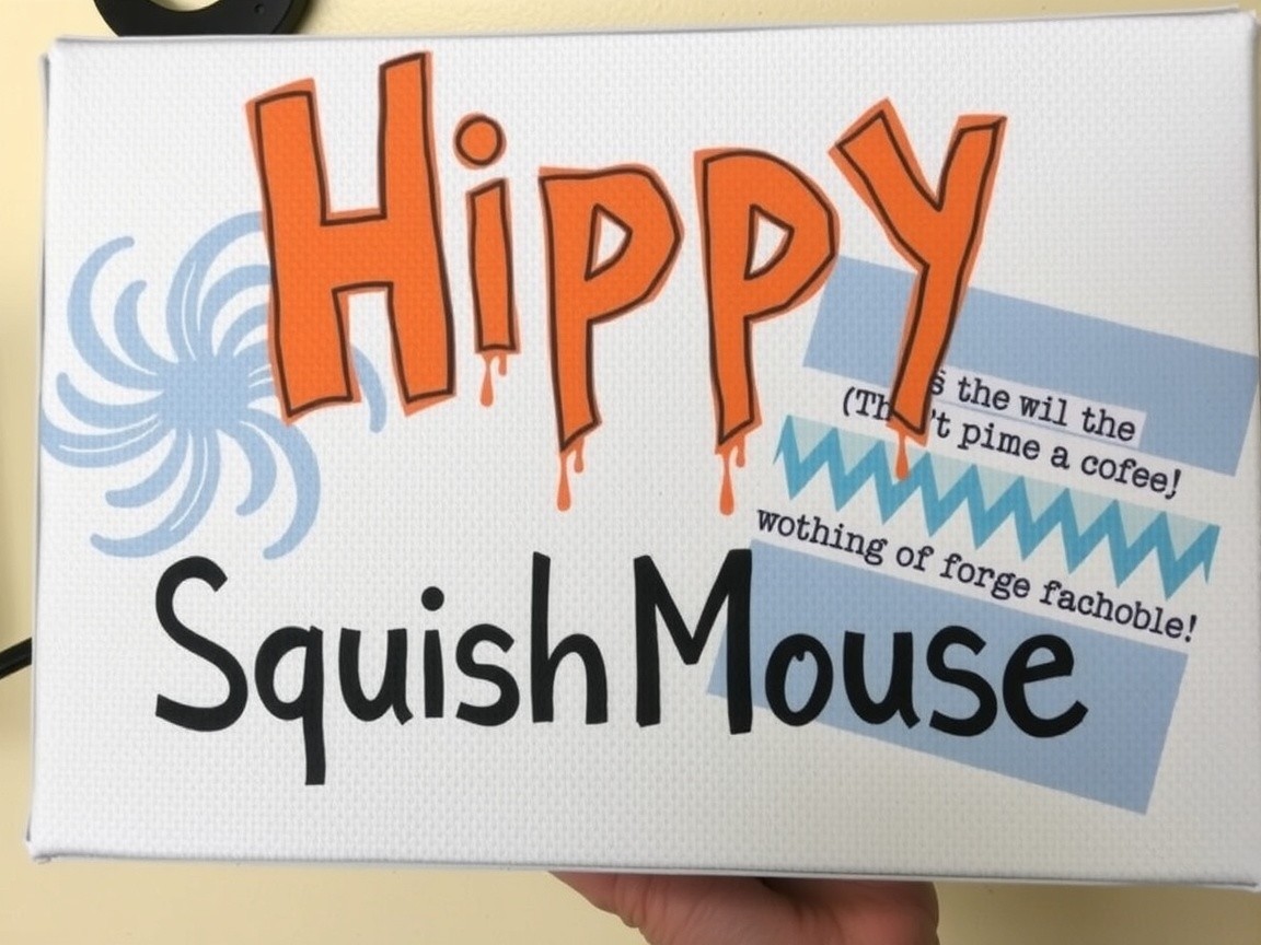 Playful Typography Design with Colorful Elements