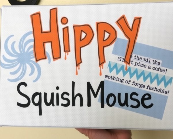 Playful Typography Design with Colorful Elements