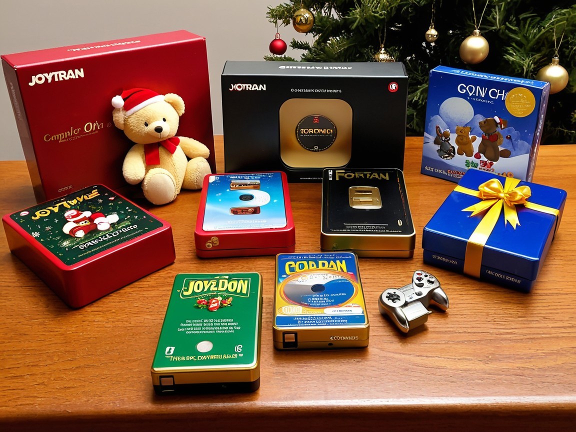 Cozy Holiday Setup with Gifts and Festive Decor