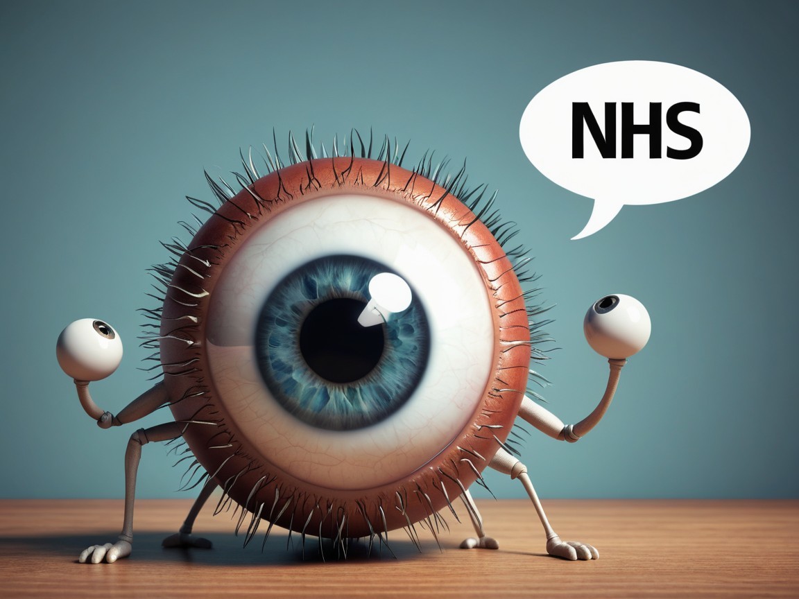 Cartoon Character with Eyeball and Playful Features