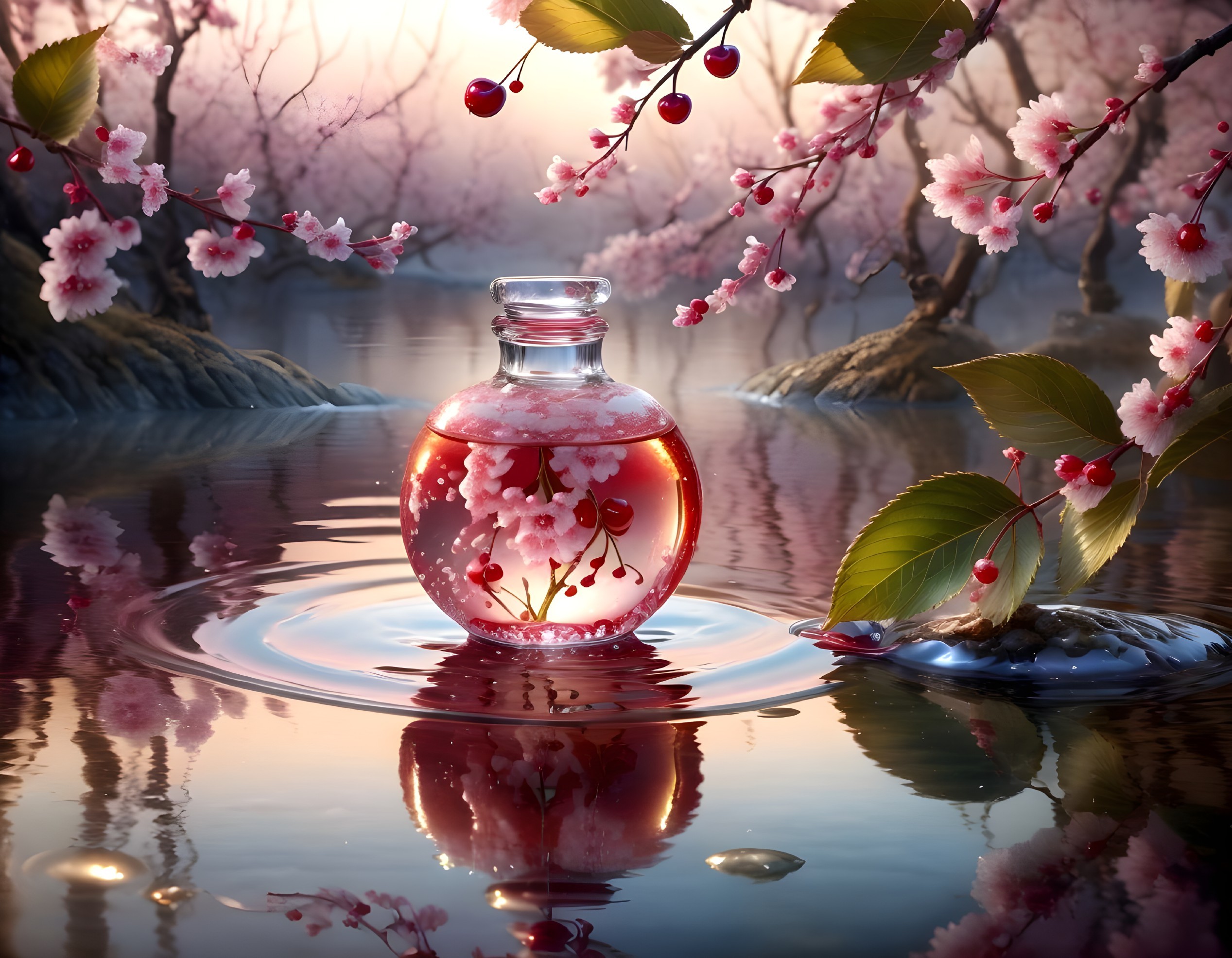 Cherry blossom essence