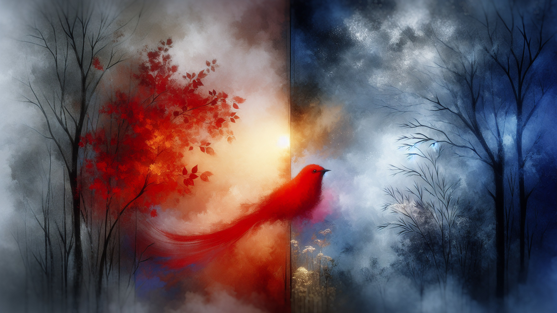 Contrasting Landscapes of Warmth and Tranquility