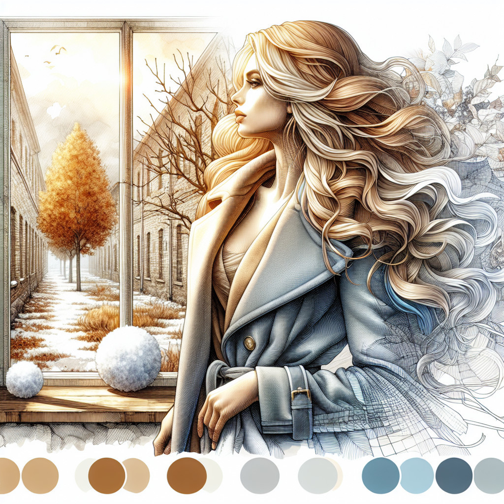 Serene Portrait of a Woman by a Window in Autumn
