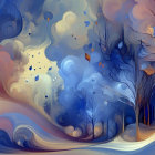 Serene Woman in Elegant Gown on Textured Background