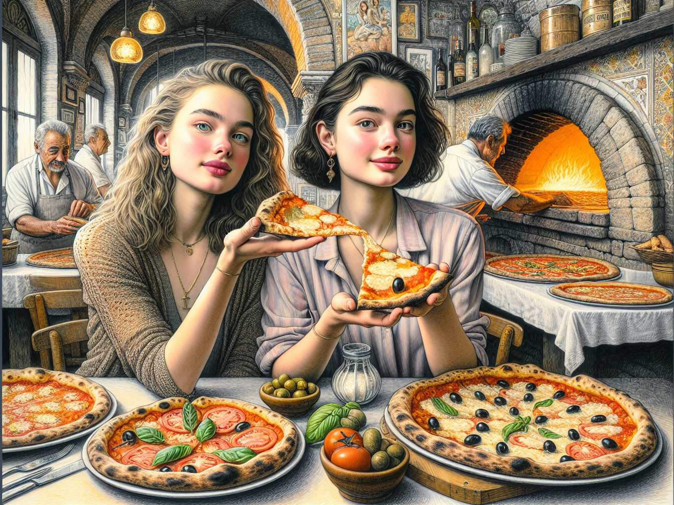 Cozy Italian Pizzeria with Fresh Pizza and Warm Ambiance