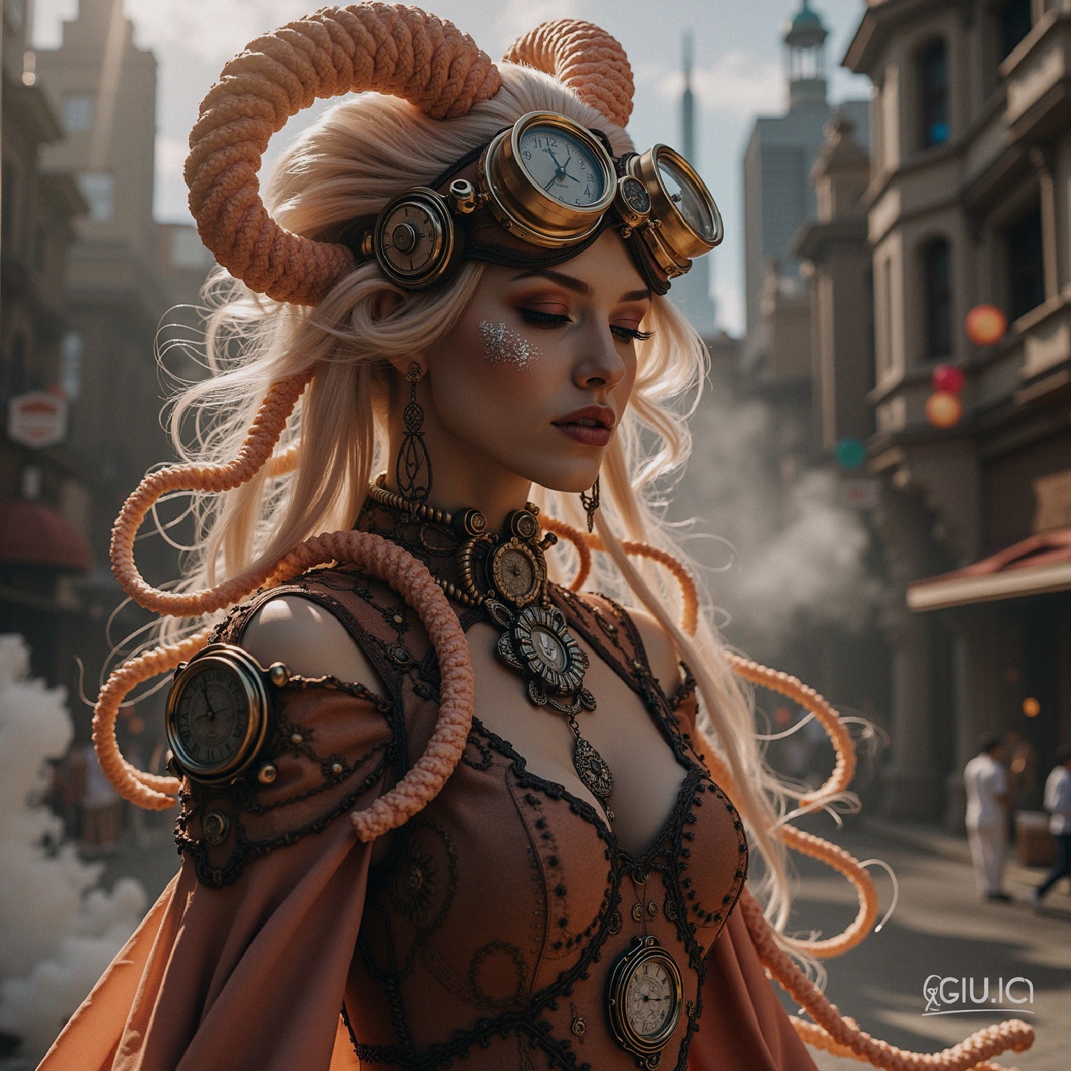 Whimsical Elegance in Steampunk Style
