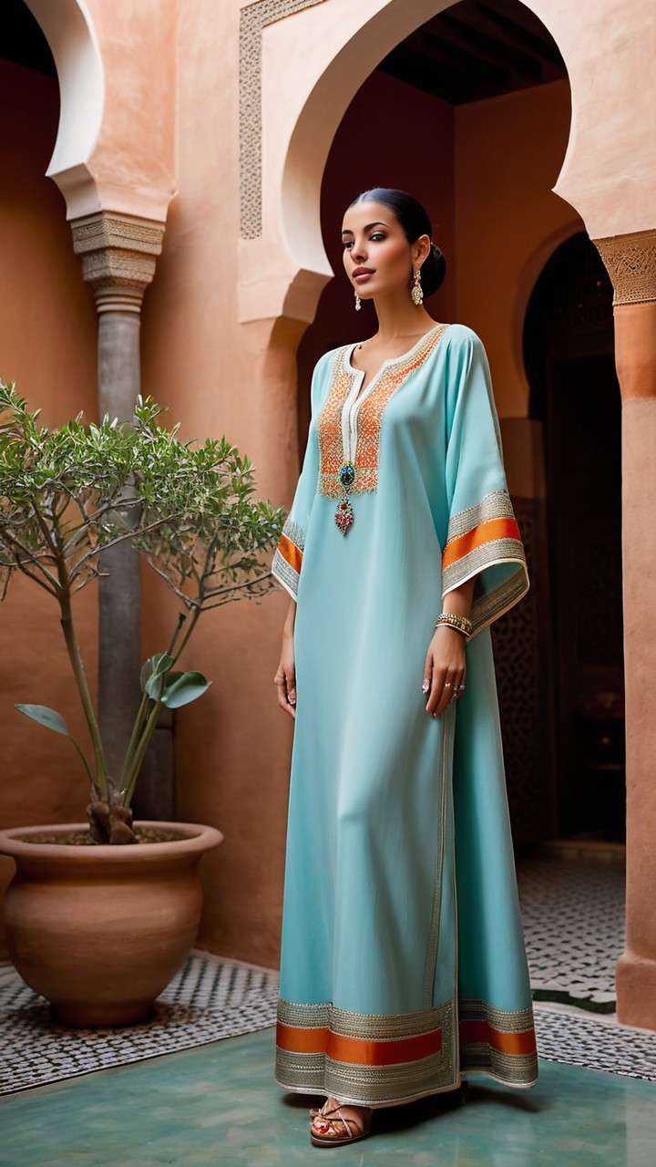 Elegance in Turquoise: A Stylish Showcase