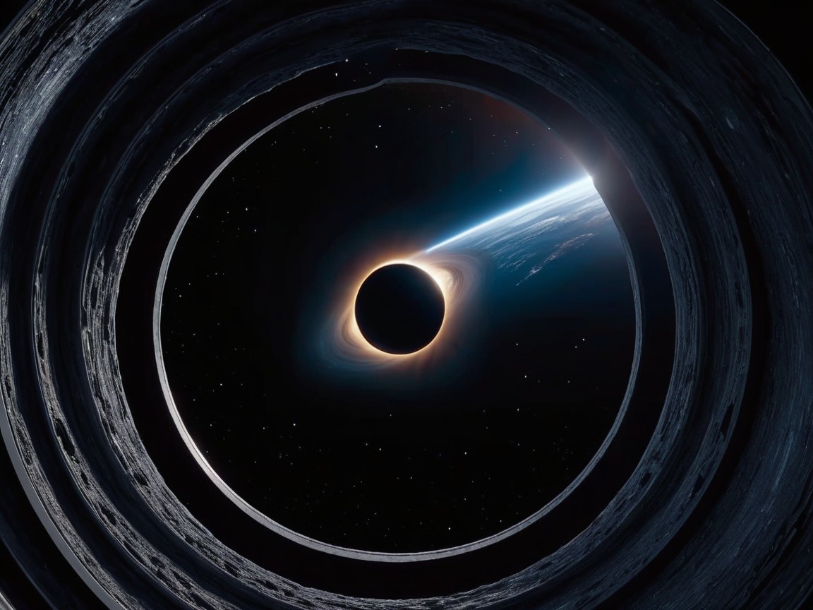 Black Hole Surrounded by Cosmic Dust and Light