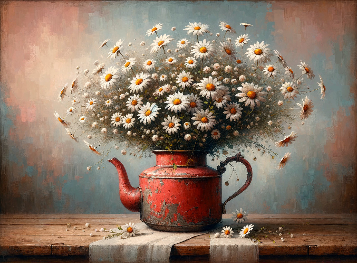 Blooming Teapot: A Floral Masterpiece