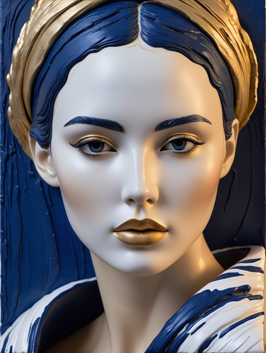 Beauty incased by Modern Art