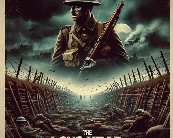 Poster of "The Long Year" Depicting WWI Soldier