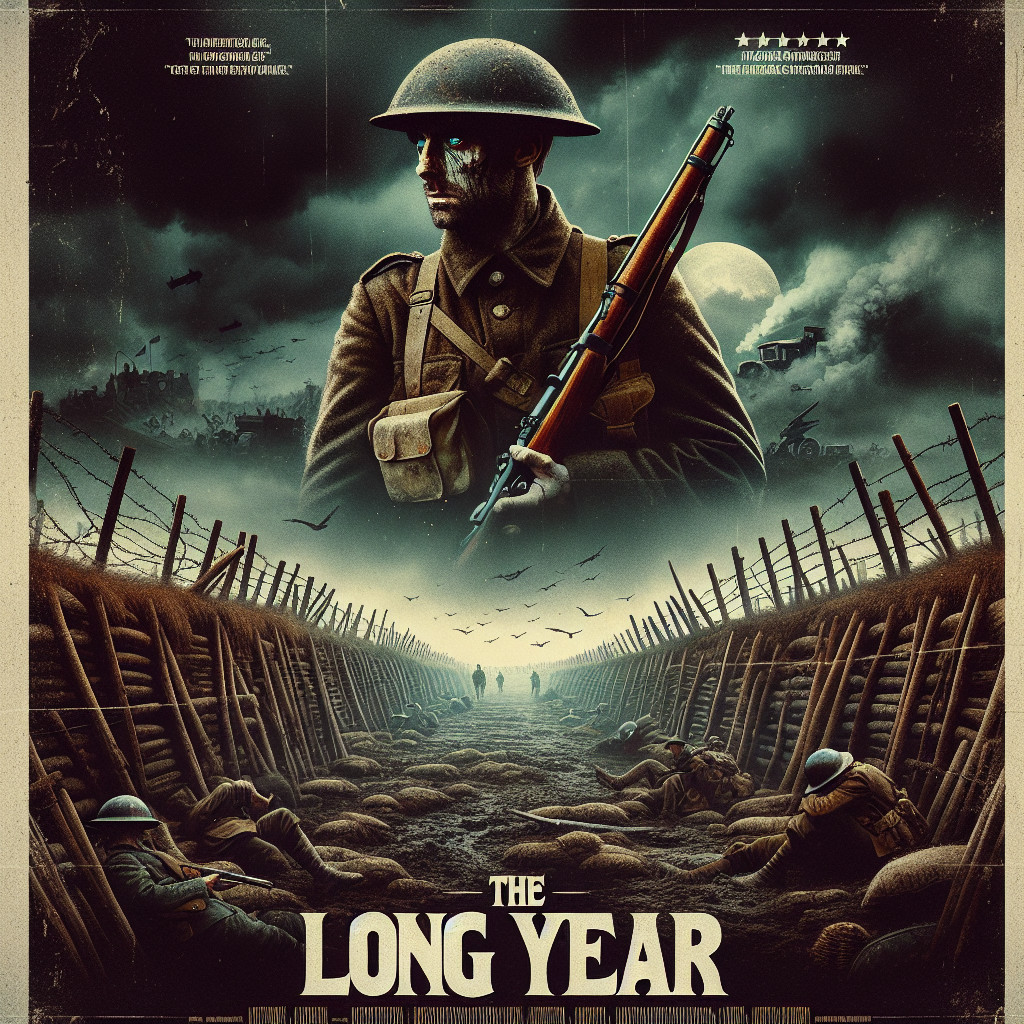 Poster of "The Long Year" Depicting WWI Soldier