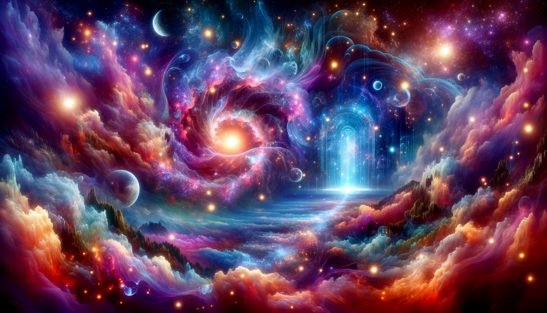 Cosmic Portal: A Digital Art Masterpiece