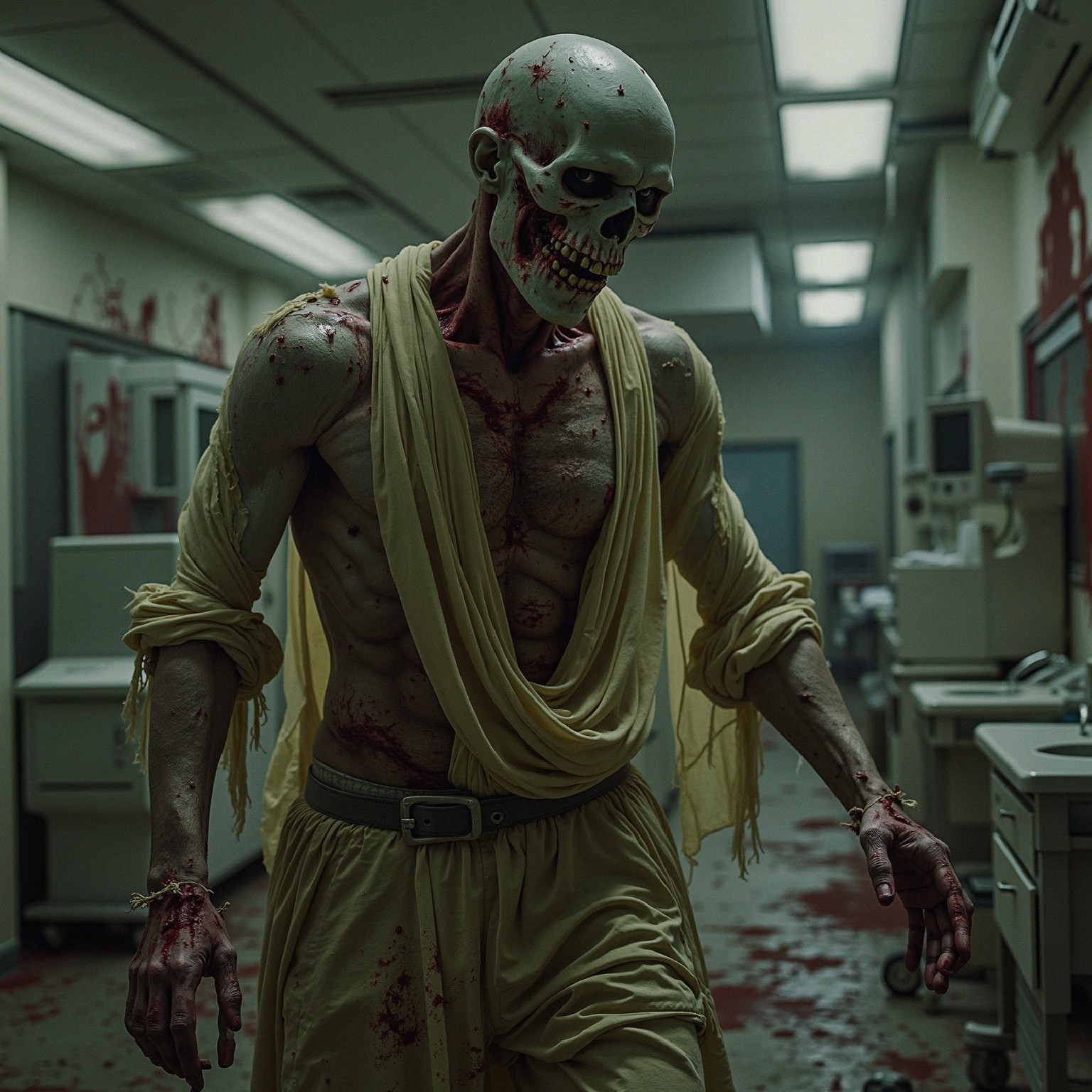 Haunting Decay in an Abandoned Hospital